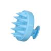 Free Sample Manual Hair Scalp Massager Shampoo Brush Wet Adn Dry Soft Silicone Hair Shower Cleansing Brush