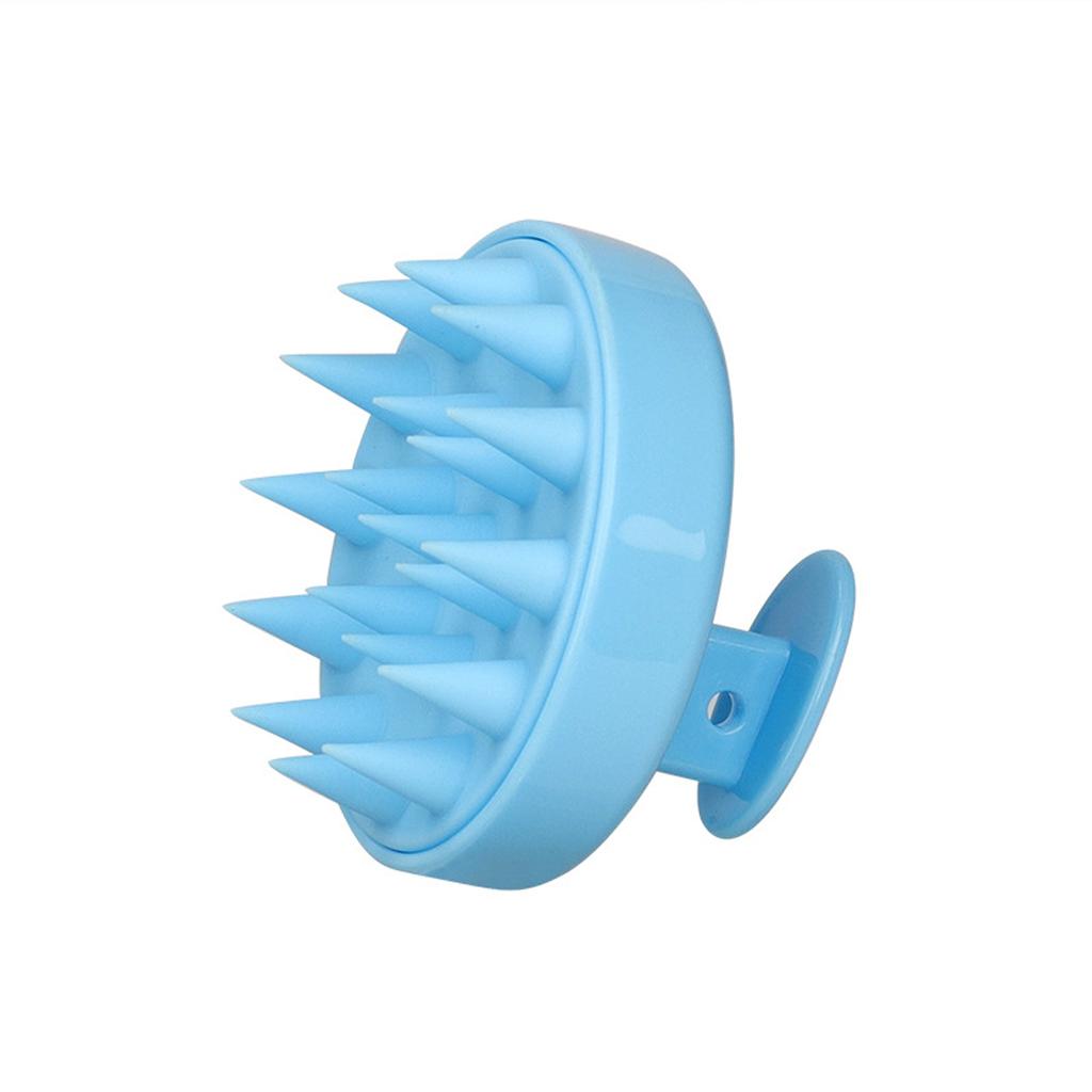Free Sample Manual Hair Scalp Massager Shampoo Brush Wet Adn Dry Soft Silicone Hair Shower Cleansing Brush