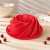 Silicone Spiral Cake Pan Non-Stick Round Baking Pan Reusable Fluted Bundt Pan  DIY Pastry Dessert