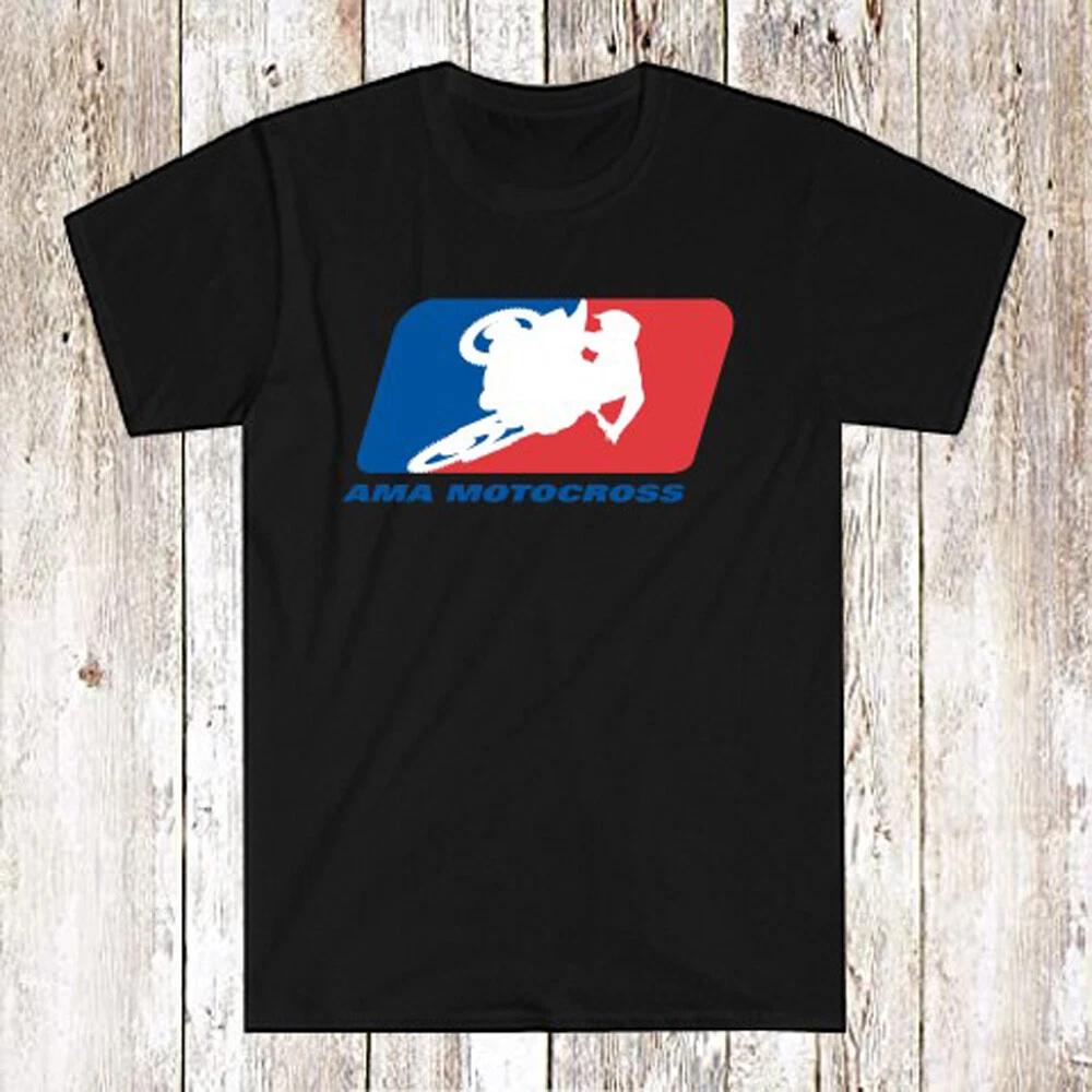 AMA Motorcross Men s Black Size S-5XL 4XL