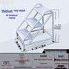 Industrial Warehouse Mobile Step Ladder