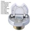 Stainless Steel Motorcycle Gas Fuel Tank Lock Cap Cover with Keys Universal for GY6 Scooter Parts