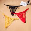 Women Thongs Sexy Lace Panties Low Waist G-Strings T Pants Lingerie Transparent T-Back Panty Underwear Ropa Interior Femenina