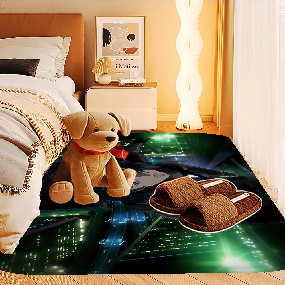 Ghost In The Shell Anime Entrance Door Mat Washable Non-Slip Living Room Sofa Chairs Area Mat Kitchen Welcome Doormat