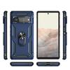 Armored case for Google Pixel 6 Pro, Nox Case Ring, navy blue