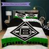 Biancheria da letto personalizzata Borussia Mönchengladbach, Set piumone Copripiumino Federa Regalo di compleanno per la casa(1 * copripiumino + 2 * federa, senza nucleo)_xia
