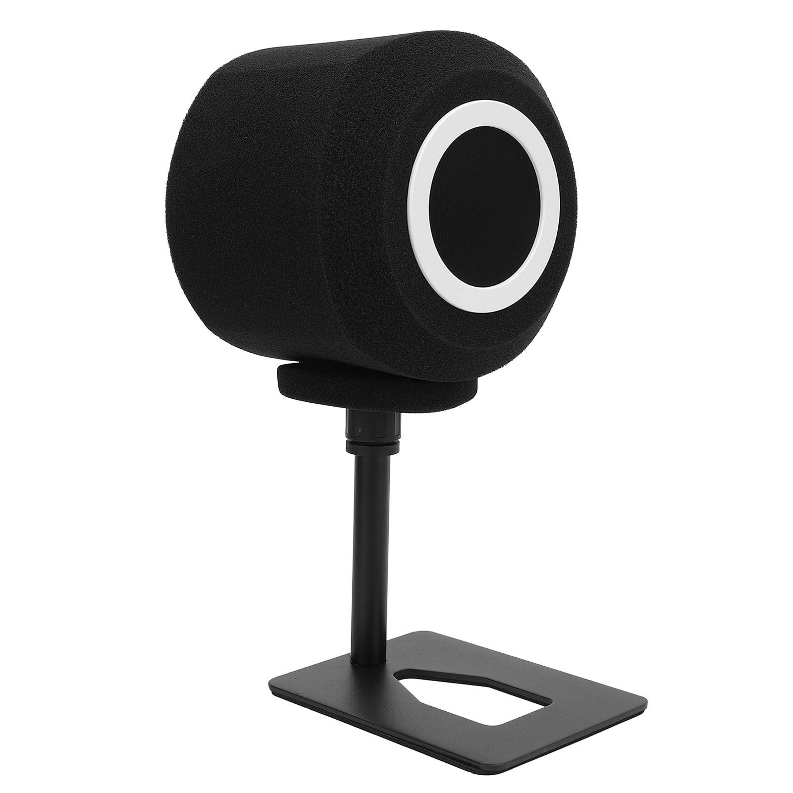 

Поролоновая ветрозащита для микрофона со стойкой, экран для снижения шума, поп-фильтр, комплект для обычного конденсаторного микрофона