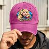 Unisex Retro Baseball with Fashion Print for Men and Women Everyday Wear