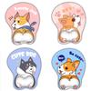 Comfortable Palm Cute Corgi Mouse Pad Non Slip Cute Animal Silicone Wrist Guard Ergonomic Design Mouse Pad Men and Women