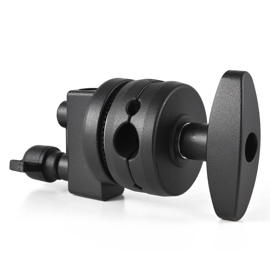 Multi-Functional Light Stand Mounting Adapter Heavy Duty Swivel Head Holder Grip Head for Light