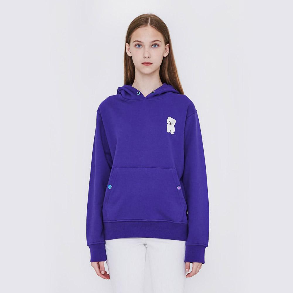 Seriver Pome Standing Patch Hood Pp Purple/Xl