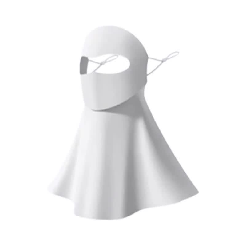 Drink-Friendly UV Protection Face Mask with Neck Cover for Women