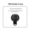 Mini Cooper Key Case: Cute Rhinestone Shell Buckle for Men & Women