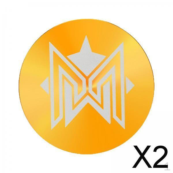 

2x Bike Crank Dust Caps, Crankset Cover, Aluminum Alloy Center Shaft Caps with Rubber Rings for