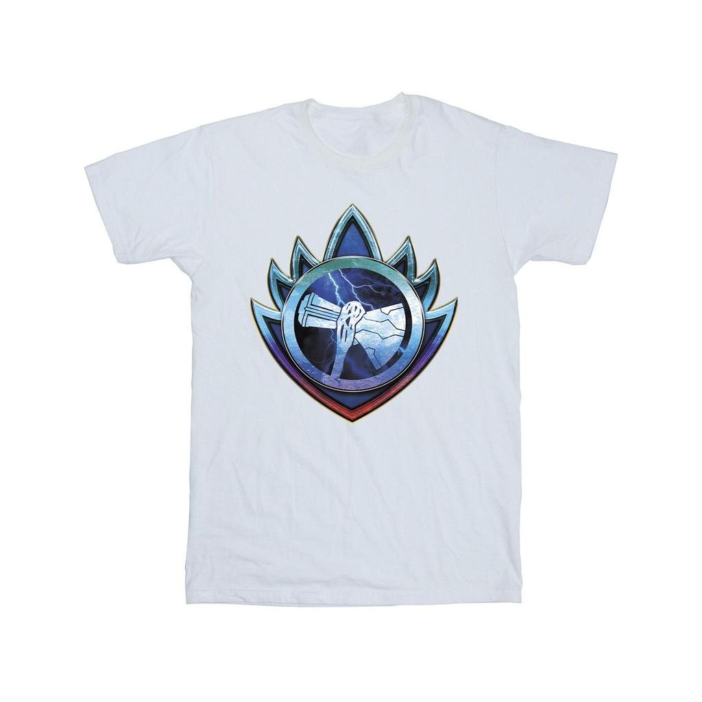 Marvel Mens Thor Love And Thunder Stormbreaker Crest T-Shirt
