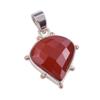 Natural Carnelian Gemstone Handmade 925 Solid Sterling Silver Pendant 1.25" A2g61
