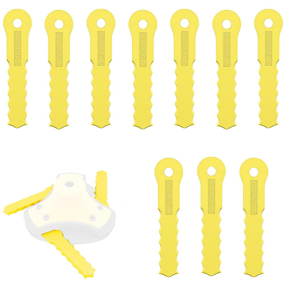 

30PCS Replacement Blades for Weed Warrior Lawn Mower 70289-1 (TLWR-01-1) Type A