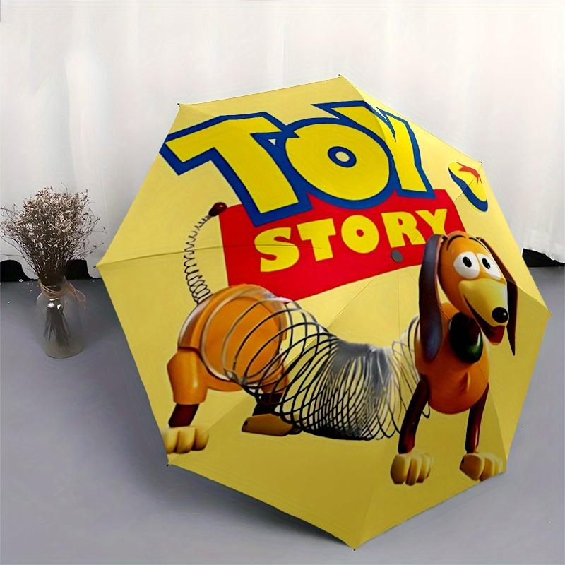 1pc Toy Story Slinky Dog Automatic Opening/Closing Umbrella - Portable 3-Fold Design, 8-Bone Iron Frame Outdoor Umbrella, Perfect Gift for F