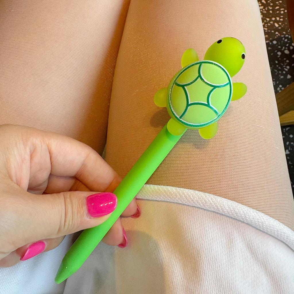 School Stationery Pen Fresh Turtle Shaped Ballpoint Pen 0.5mm Ballpoint Pen Comfortable For Small Gift Office Journal Creation