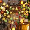 Indoor LED Christmas Light String Warm White Holiday Decor Tree Snowman Home Party