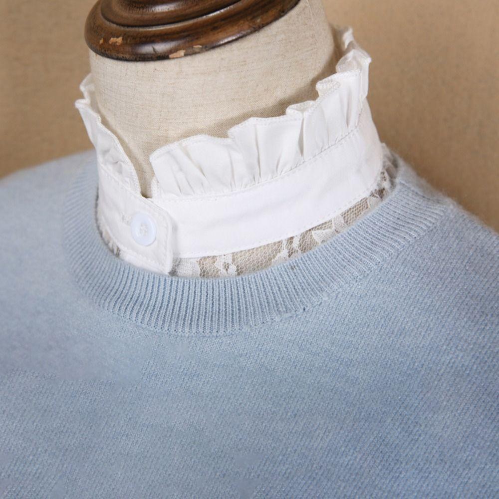 Detachable Fake Collar White Black Neckline New Fashion False Collar  Women Girls