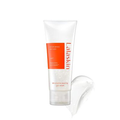 Supple Lalaskin Shiratama Peeling Gel Facial Wash 140g Herbal Citrus Scent Peeling Gel Facial Wash Moisturizing Glutathione LHA CICA Vitamin C