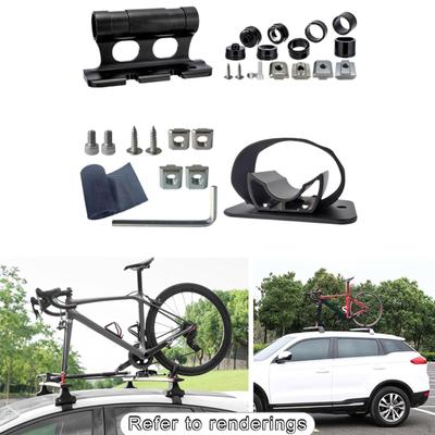 Bike Fork Lock Mount Bicycle Front Bracket Parking Rack Car Roof Carrier Support Aluminum