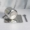 3Pcs Stainless Steel Coffee Cup Set Heat Resistant Mug With Saucer Spoon Placemat Kitchen Drink Water Cup Tableware Accessories