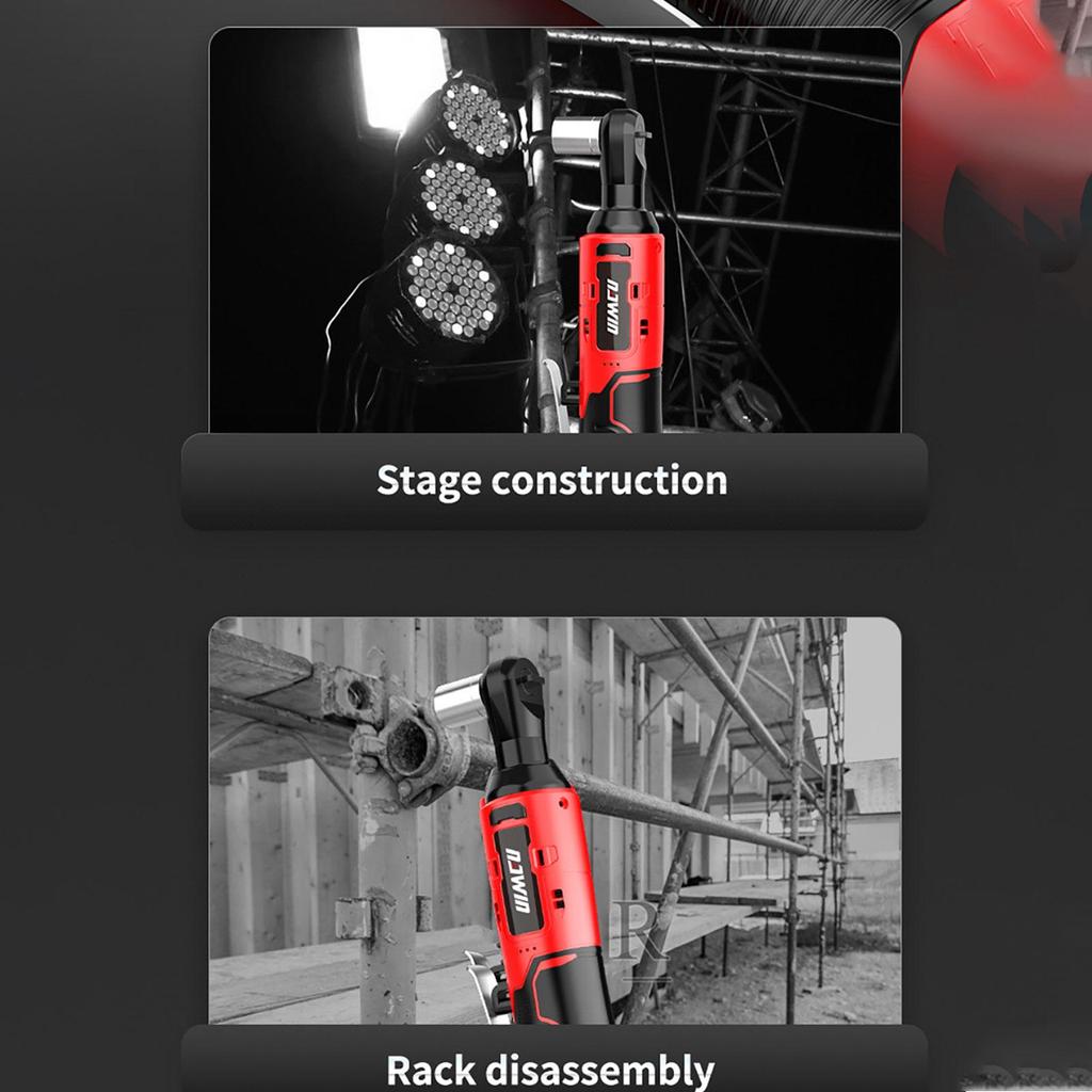 NAWIN 50Nm ráčnový klíč 16,8V elektrický klíč Dobíjecí akumulátorový 3/8palcový nástroj na opravu čtvercové hlavy