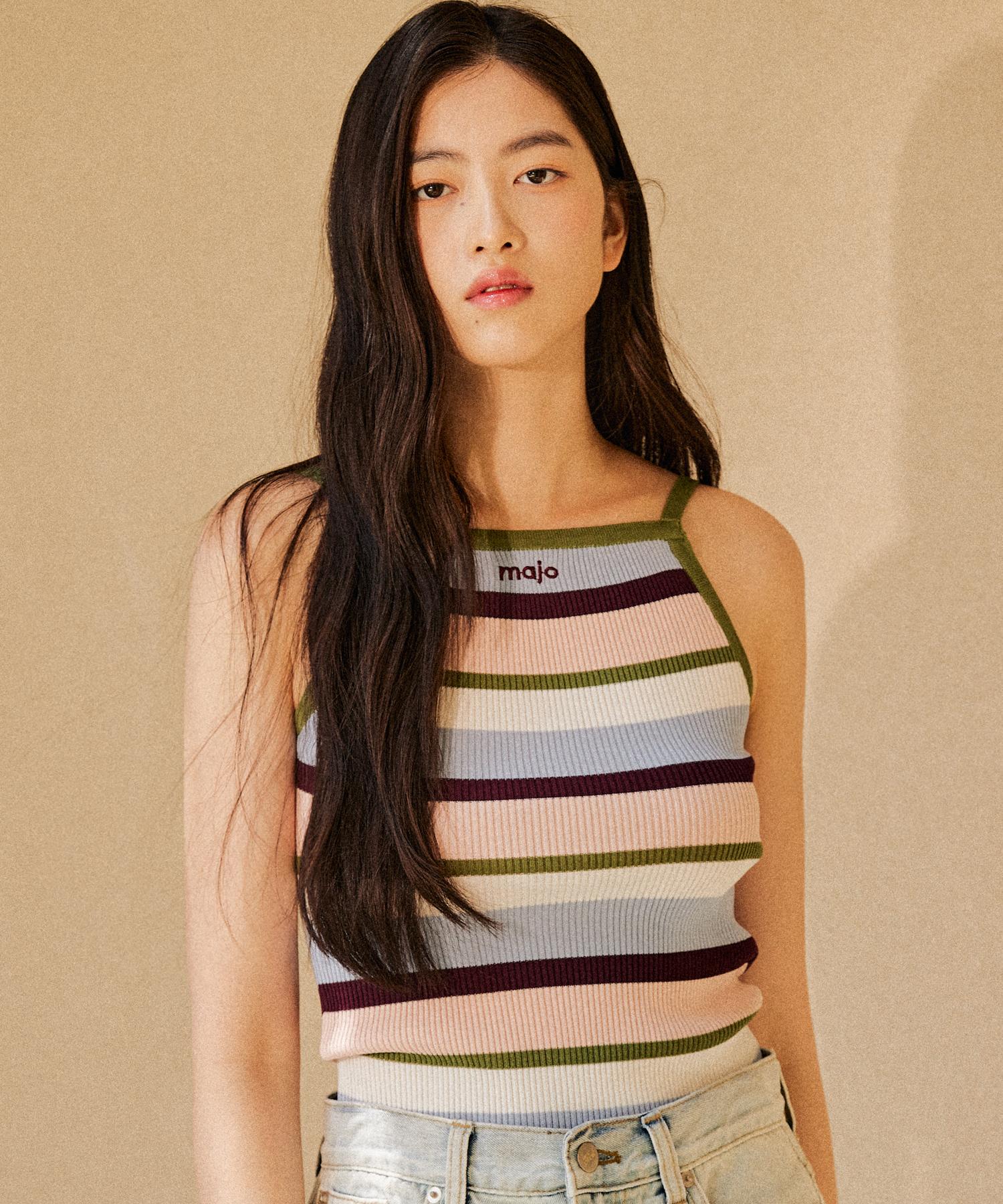 Majo Factory Waikiki Sleeveless Knit [Olive] Free