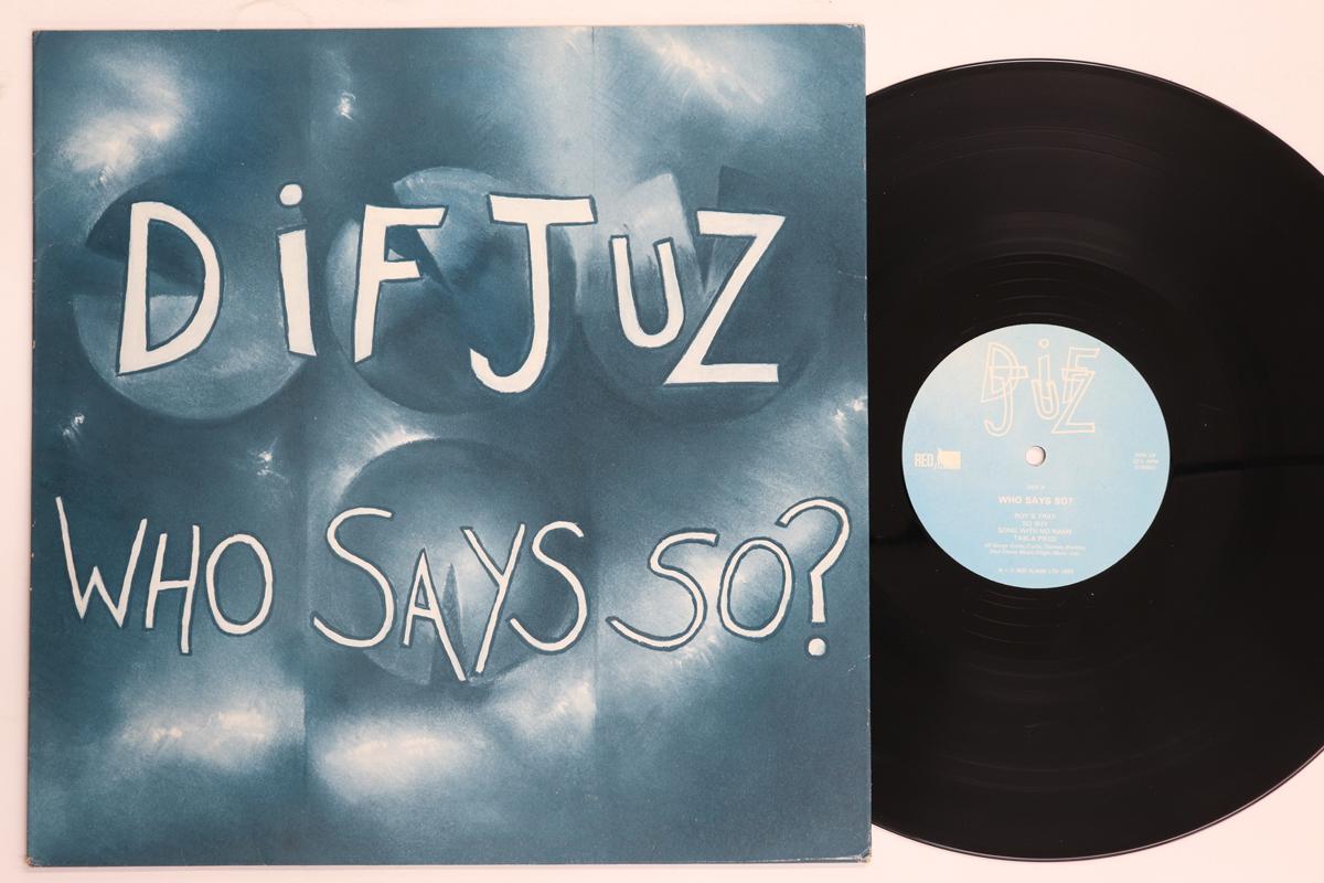 12inch Record DIF JUZ  Who Says So RFM24 RED FLAME 1983 UK Rock Used