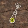 Peridot Pendant Gemstone Jewelry, 925 Solid Sterling Silver Pendant, Handmade Jewelry Dainty Pendant, Gift For Her