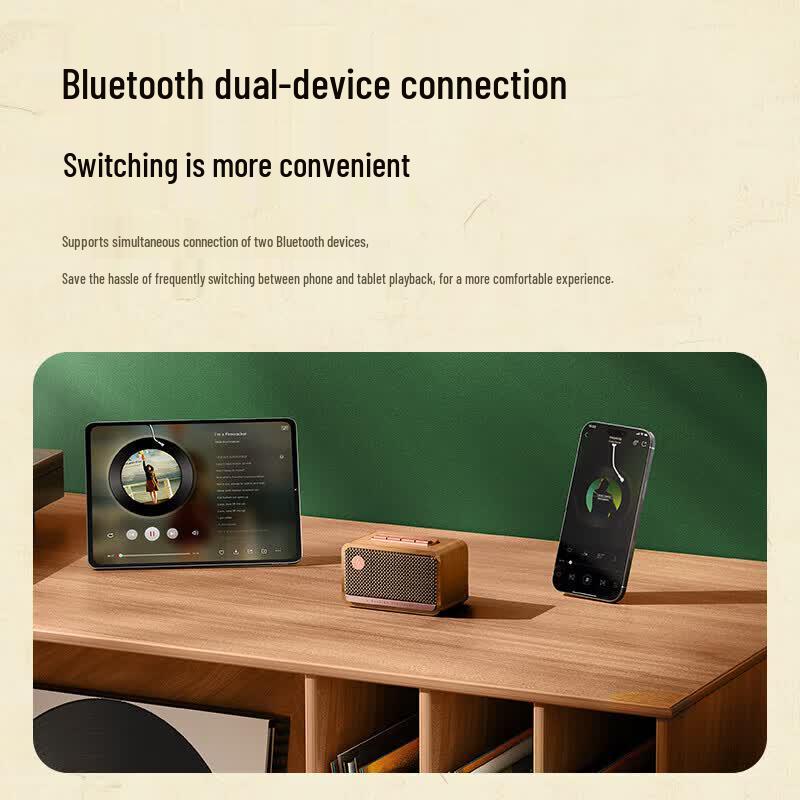 Edifier M130 Retro Bluetooth Portable Wooden Speaker (CN version)