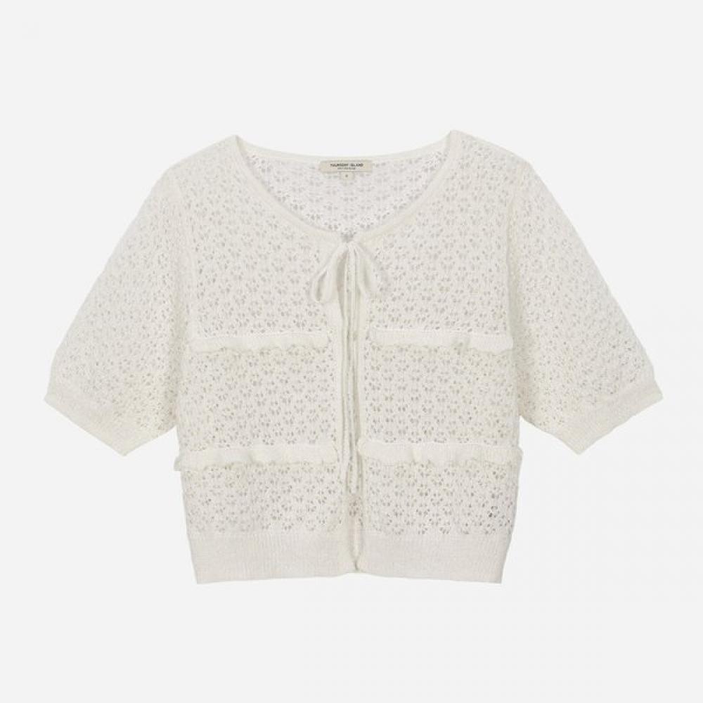 Thursday Island Women Half Sleeve Round Neck Cardigan T264mcd245w
