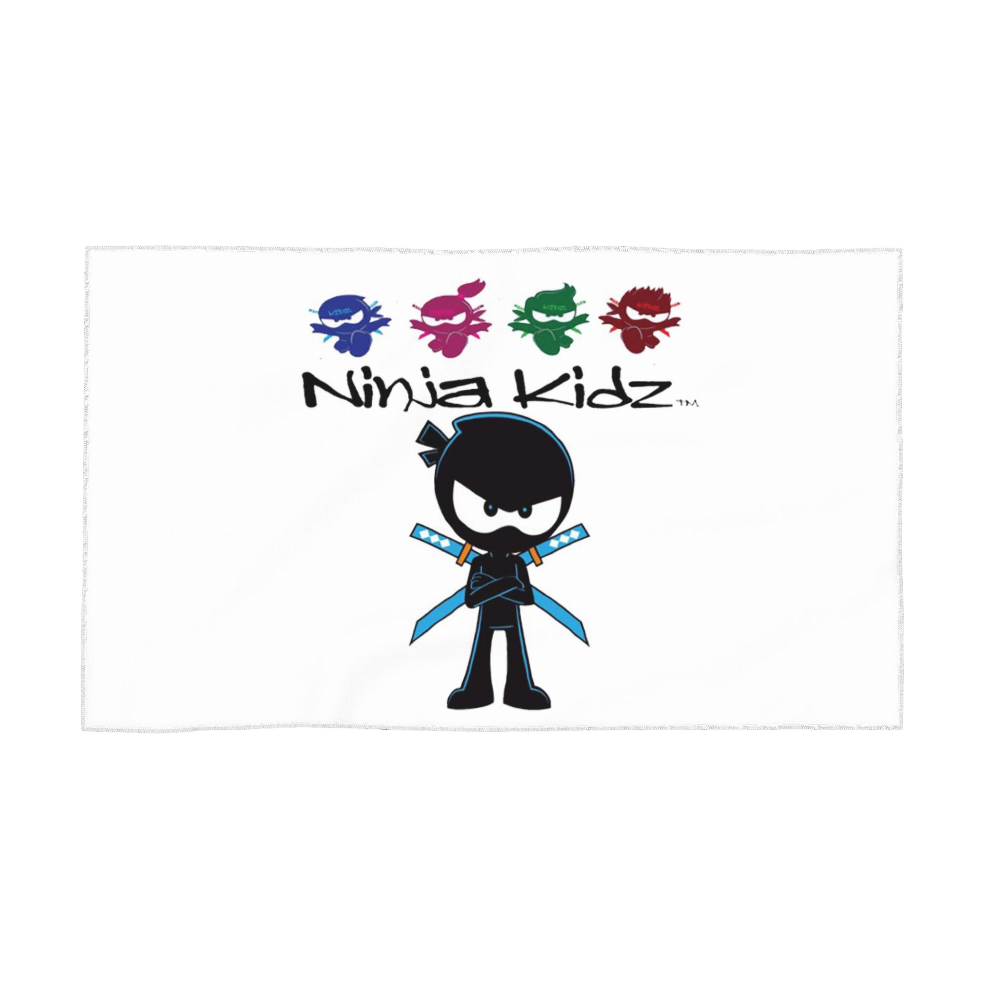 

ninja kidz Soft Face Towel Quick Dry Pool Bath Cotton Towels Breathable W30*H60(CM)