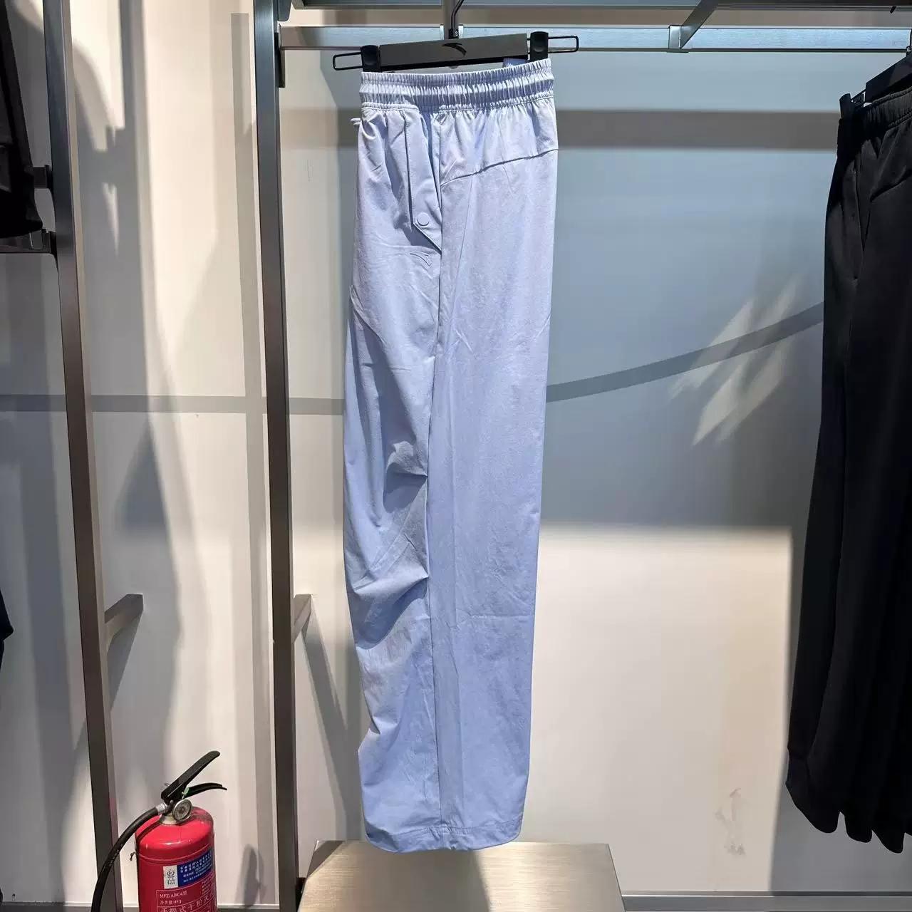 Anta 2026 New Summer Style Women s Woven Sports Pants, Comfortable and Versatile Straight-Leg Casual Pants S