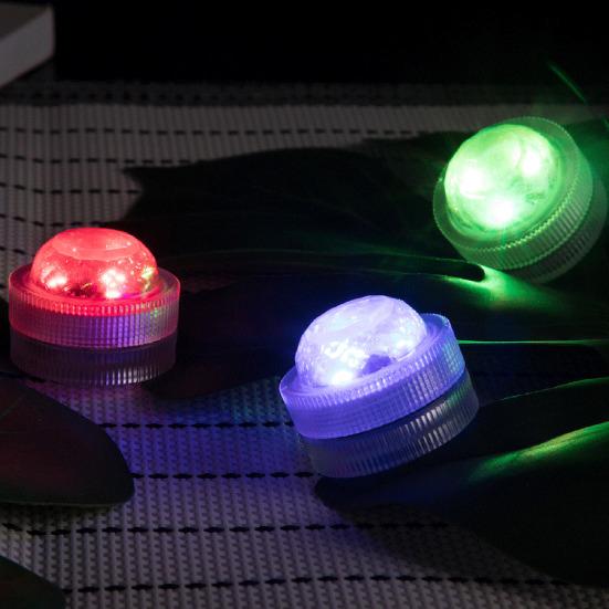 12Pcs Underwater Lights with Intelligent Remote Control Energy-Saving Waterproof Multiple Modes RGB