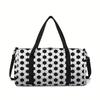 Klassischer Fußball 3D-Druck Große Kapazität Reisetaschen Tonnenform Umhängetasche Jungen Mädchen Outdoor Sporttaschen Fitnessstudio Yoga Tasche