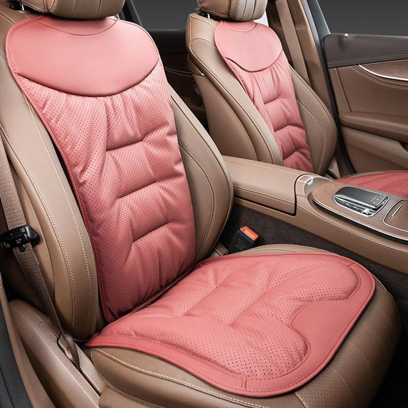 ZHM3 Keyring Car Seat Cushion Perforated Breathable For Mercedes Benz A B C E Class GLS GLA GLK GLC CLS CLA AMG W204 W205 W212 W463