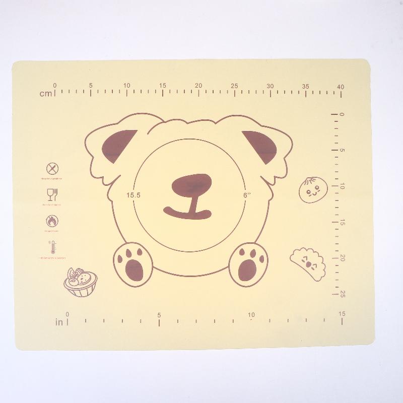 Knetmatte, Verdickte Silikonmatte, Anti-Rutsch-Matte, Pizzateigmatte, Silikon-Backmatte, Backblech, Knetwerkzeug