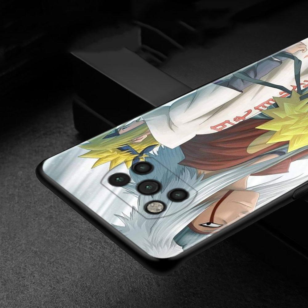 Naruto Anime Phone Case For Xiaomi Poco X3 NFC M3 M4 Pro F3 GT Mi 12 10T Note 10 11 Lite 11T Pro 9T CC9 Cover Silicone Coque