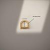 Shiling Zinc Alloy Metal D-ring Detachable Screw Buckle for Luggage and Handbag Accessories