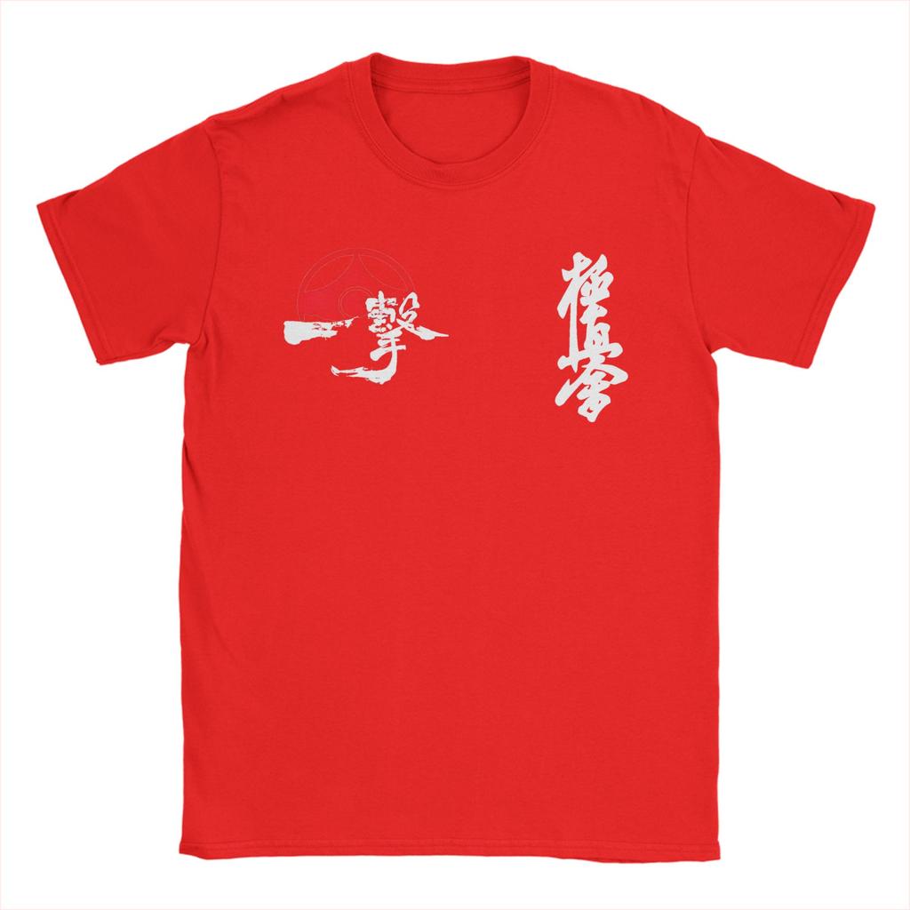Men TShirt ichigeki kyokushin karate TShirts Fashion  Summer Tees Y2K Basic Cotton Clothing Gift