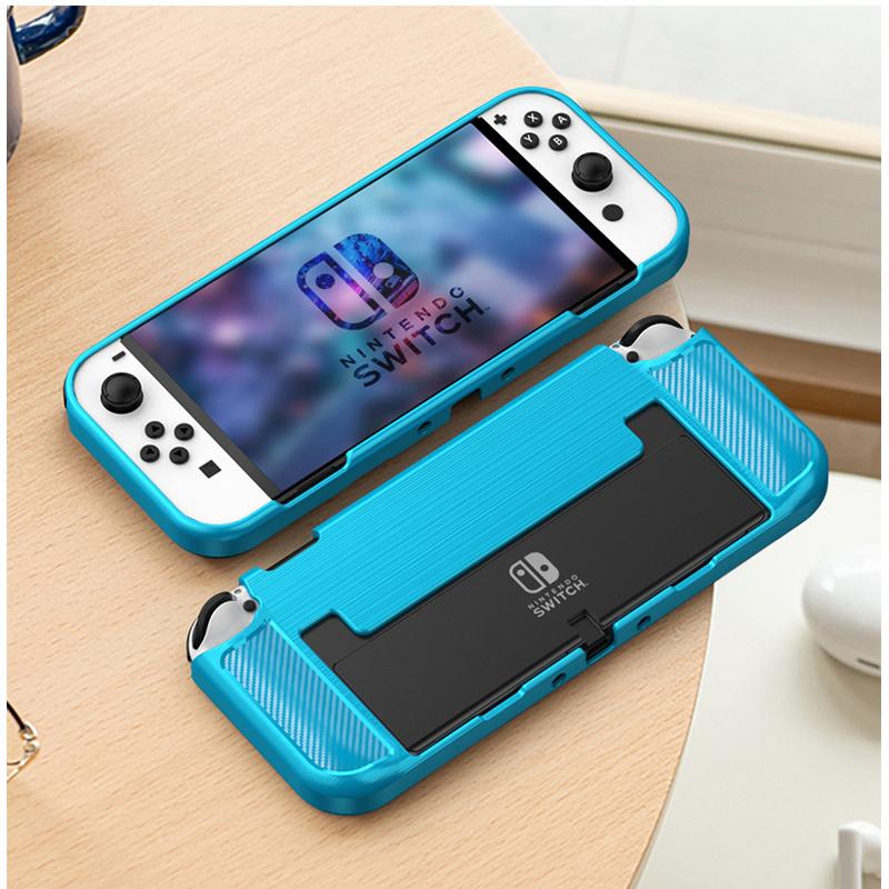 Protective Cover For Nintendo Switch OLED Nitendoswitch Soft Case Ns Accessories Anti-Fall Shockproof Back Shell