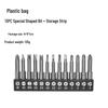 13PC Special Shape Screwdriver Bits 50mm – come nell'immagine