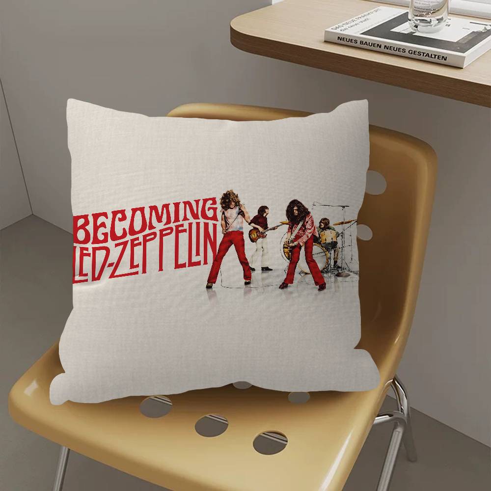 Vintage Band L-Led Z-Zeppelin Cushion Cover Pillowcase Upholstery Sofa Throw Pillow Home Decor Pillowcas