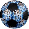 Lionel Messi Fußball Größe 5, Maschinengenähtes PVC, Langlebig & Hoher Rückprall, Für Alle Altersgruppen, Fanartikel, für Spiele & den Außenbereich.