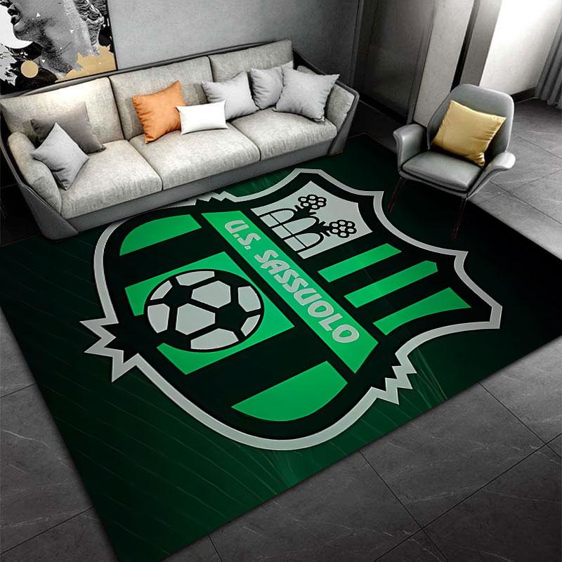 U.S. Sassuolo Soccer Emblem suitable as a non-slip mat for the living room or bedroom sofa