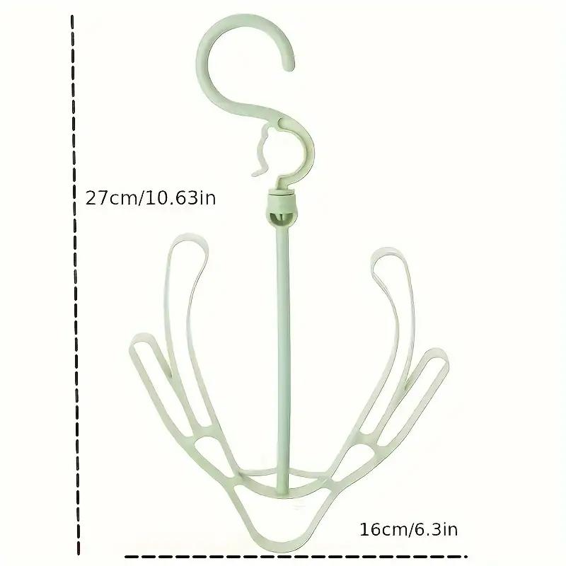1Pc Mini T Windproof Double Hook Multifunction Plastic Material for Balcony Hanger Shoe Rack Hanging