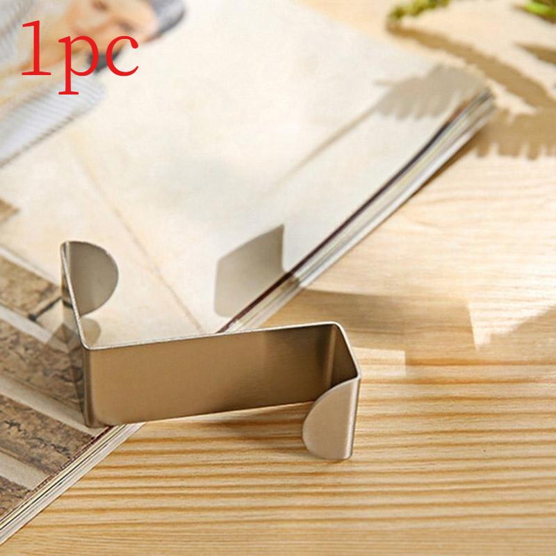 Door Hook Stainless Steel Kitchen Cabinet Clothes Bag Hanger Hook Clips Home Storage Hanger
